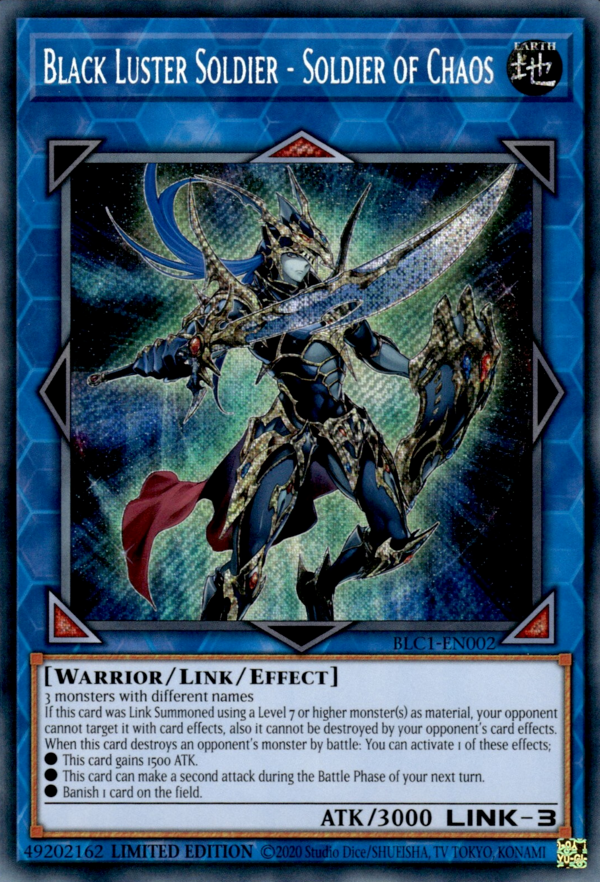 Black Luster Soldier - Soldier of Chaos MAMA-EN073 Ultra Ultra Rare Yu-Gi-Oh Magnificent Mavens in Art