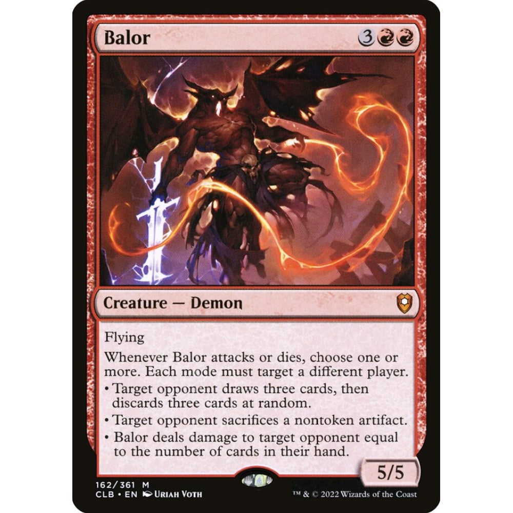 Balor mythic 162 Magic the Gathering Commander Legends: Battle for Baldur's Gate