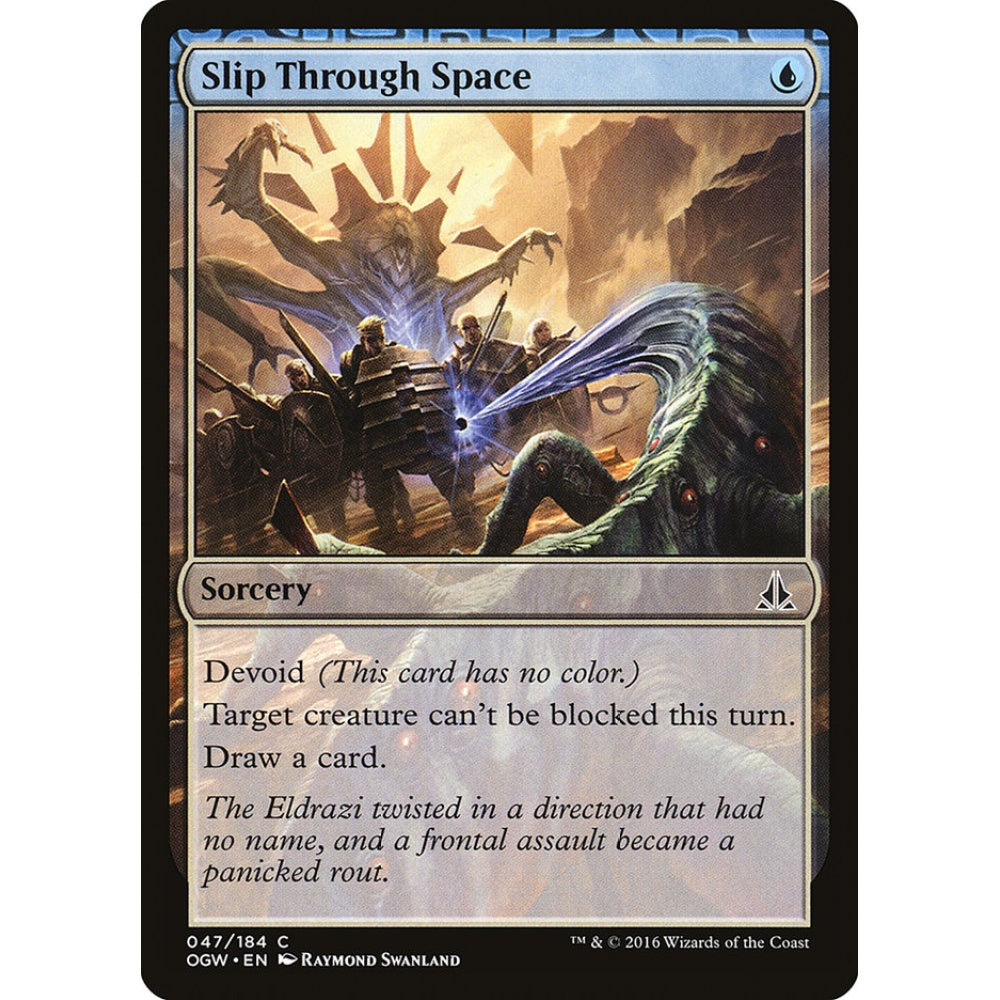 Slip Through Space common 47 Magic the Gathering Oath of the Gatewatch