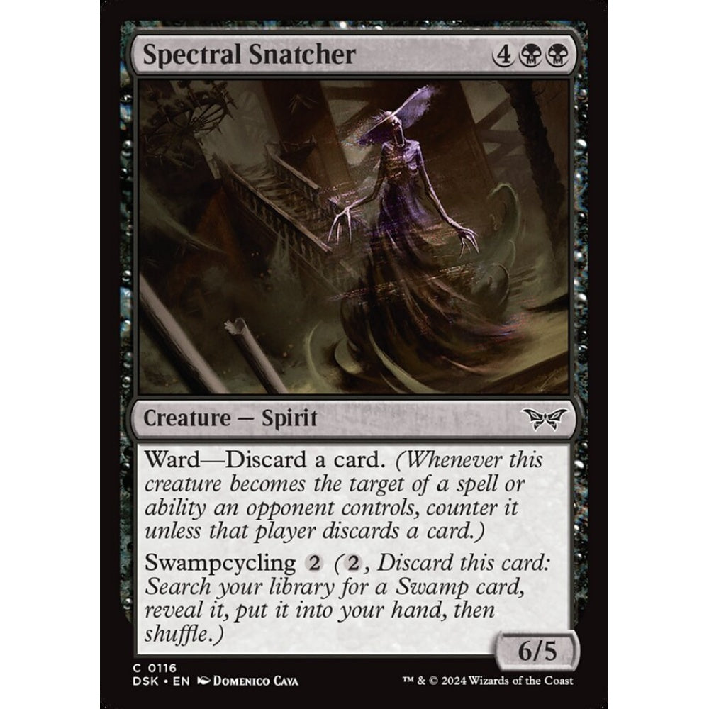 Spectral Snatcher, 116, common, Magic: The Gathering, Duskmourn: House of Horror