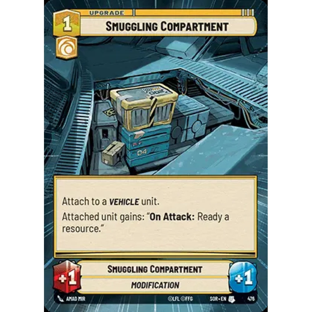Smuggling Compartment, 476, U, Star Wars Unlimited, Sparks Of Rebellion
