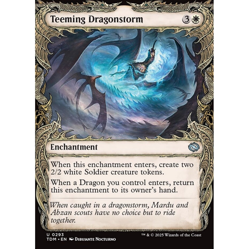 Teeming Dragonstorm uncommon 293 Magic the Gathering Tarkir: Dragonstorm