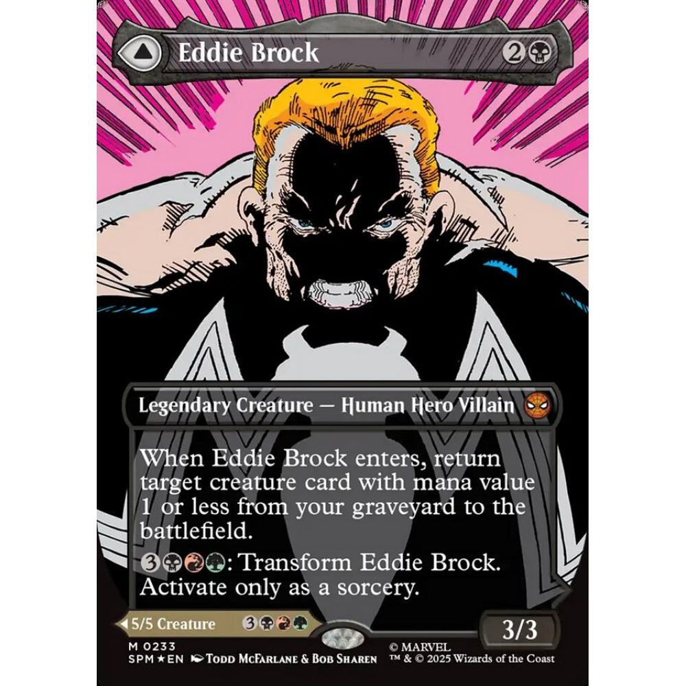 Eddie Brock // Venom, Lethal Protector mythic 233 Magic the Gathering Marvel's Spider-Man