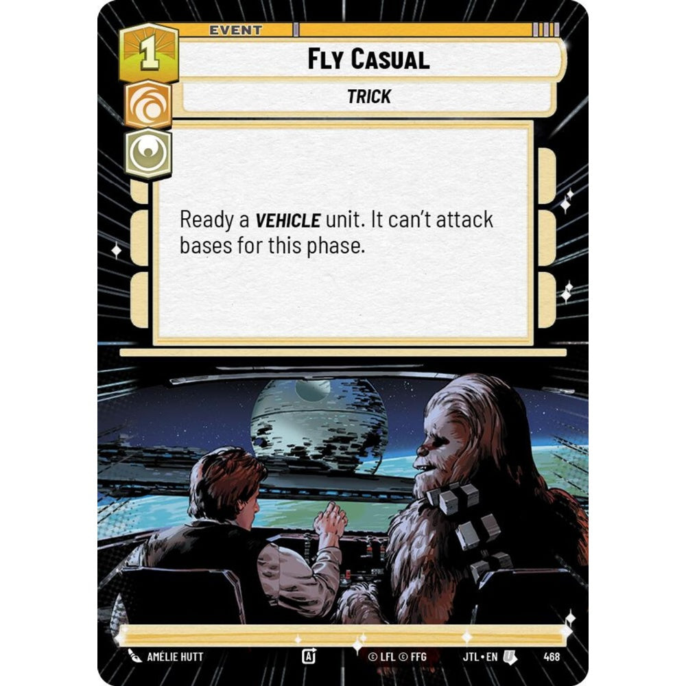 Fly Casual, U, JTL 468) Hyperspace, Star Wars Unlimited