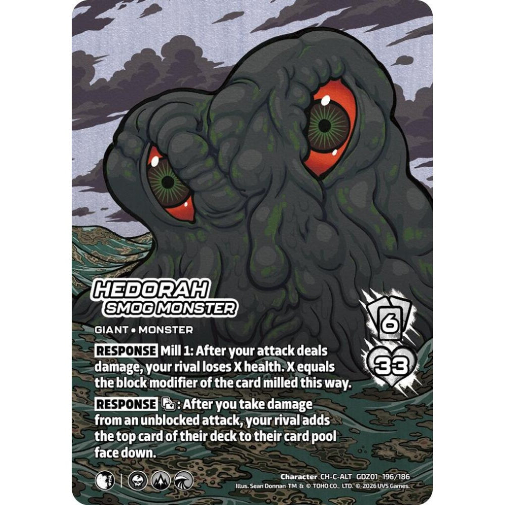 Hedorah, Smog Monster GDZ01 196/186 GDZ01 Universus Godzilla: Reign of Kaiju Character CH-ALT
