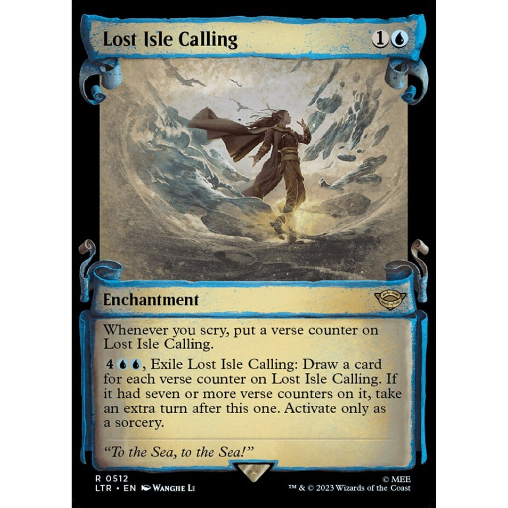 Lost Isle Calling, rare, 512, Magic the Gathering, The Lord of the Rings: Tales of Middle-earth