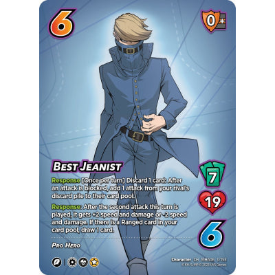 Best Jeanist UniVersus CCG Trading Card