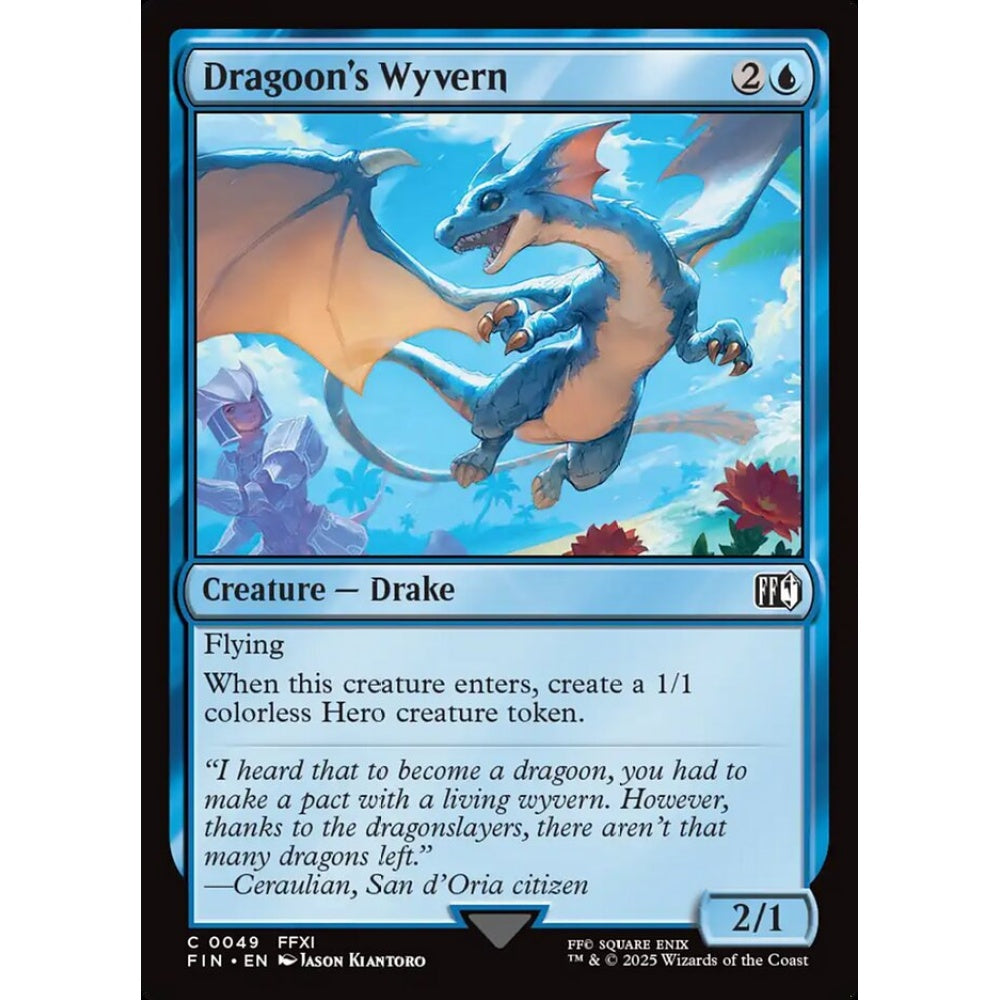 Dragoon's Wyvern common 49 Magic the Gathering Final Fantasy