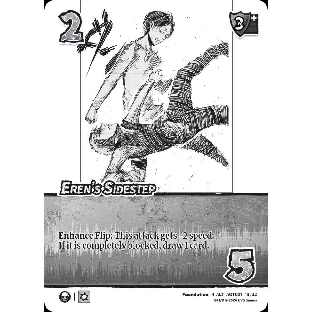 Eren's Sidestep, 13/22, R-ALT, UniVersus, Attack on Titan: Battle for Humanity