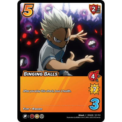 Binging Balls, 121/153, C, UniVersus, MHA06 Jet Burn