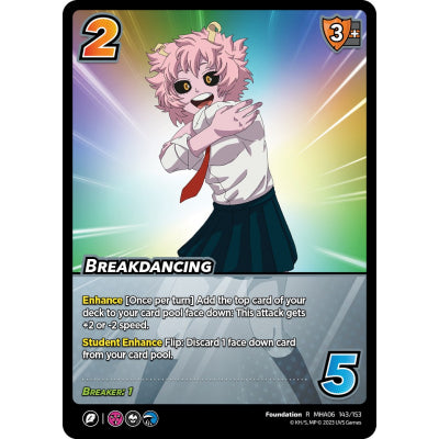 Breakdancing, 143/153, R, UniVersus, MHA06 Jet Burn