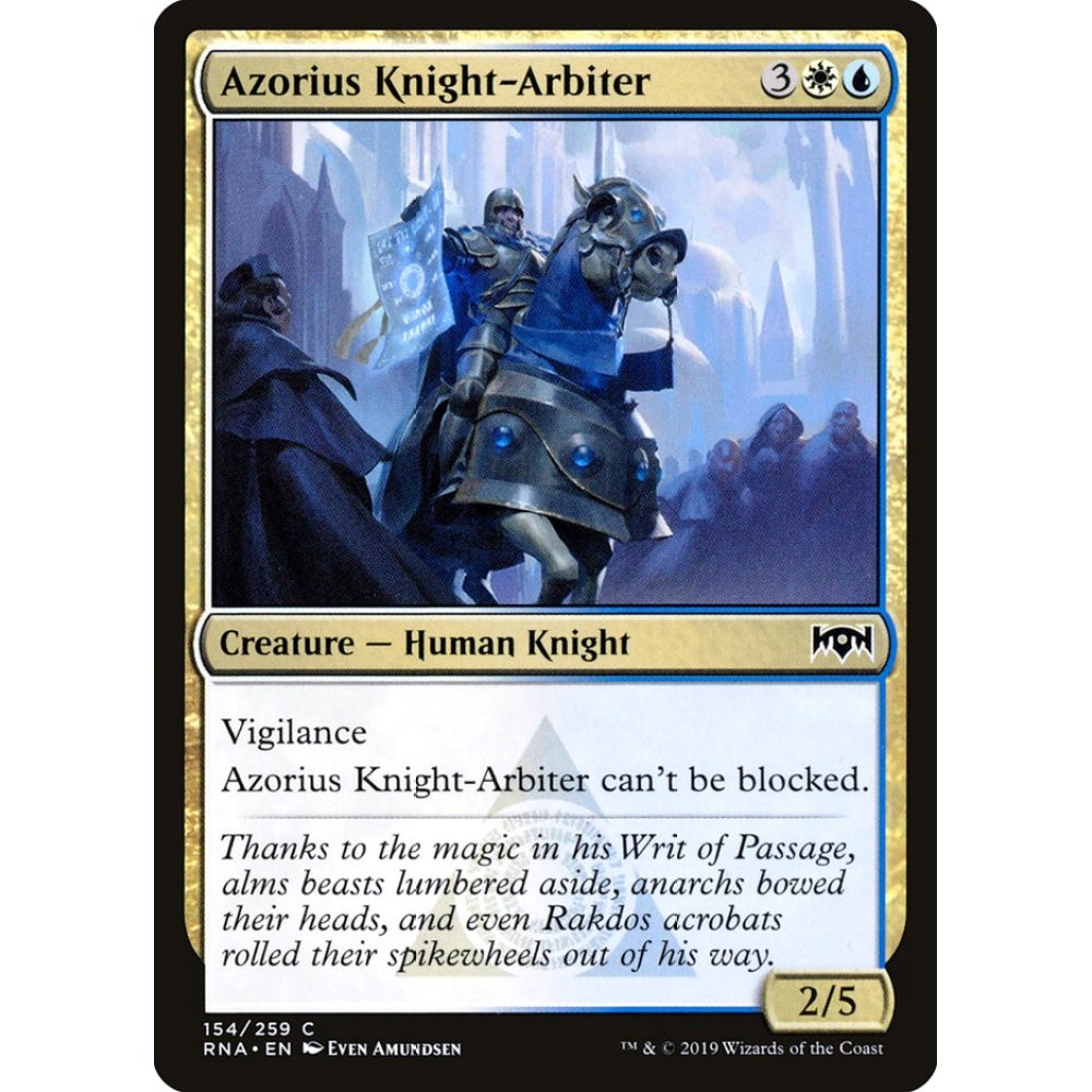Azorius Knight-Arbiter common 154 Magic the Gathering Ravnica Allegiance