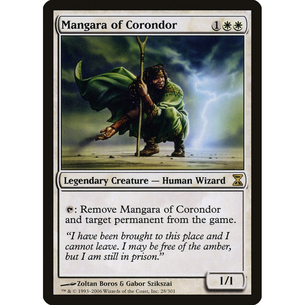 Mangara of Corondor rare 28 Magic the Gathering Time Spiral