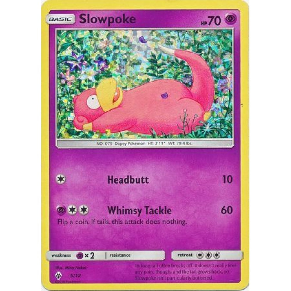 Slowpoke Fixed 5/12 Pokemon Card Game McDonald's Collection 2018