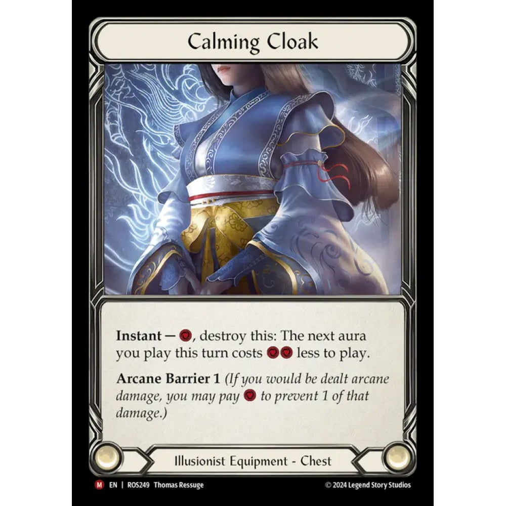 Calming Cloak ROS249 Majestic Flesh & Blood Trading Card Game Rosetta in Regular Art