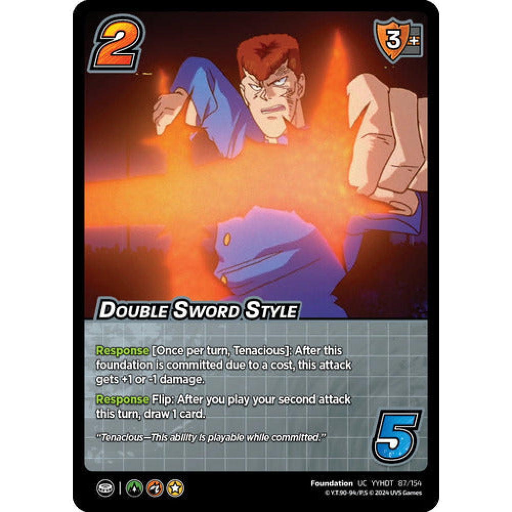 Double Sword Style, 87/154, UC, UniVersus, Yu Yu Hakusho: Dark Tournament
