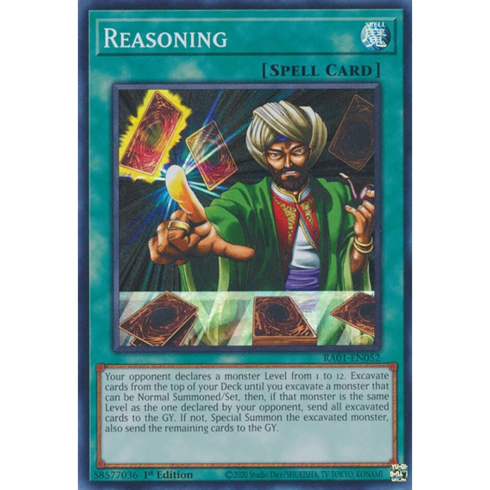 Reasoning RA01-EN052 Super Yu-Gi-Oh 25th Anniversary Rarity Collection