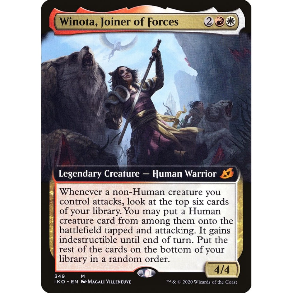 Winota, Joiner of Forces mythic 349 Magic the Gathering Ikoria: Lair of Behemoths