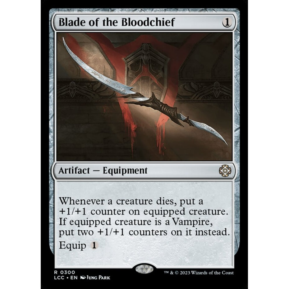 Blade of the Bloodchief, rare, 300, Magic the Gathering, The Lost Caverns of Ixalan Commander