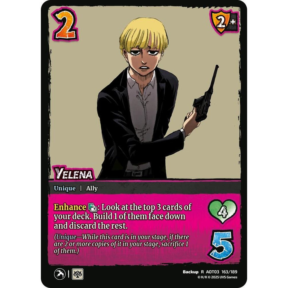 Yelena 163/189 AOT03 Universus Attack on Titan: Apocalypse Backup R