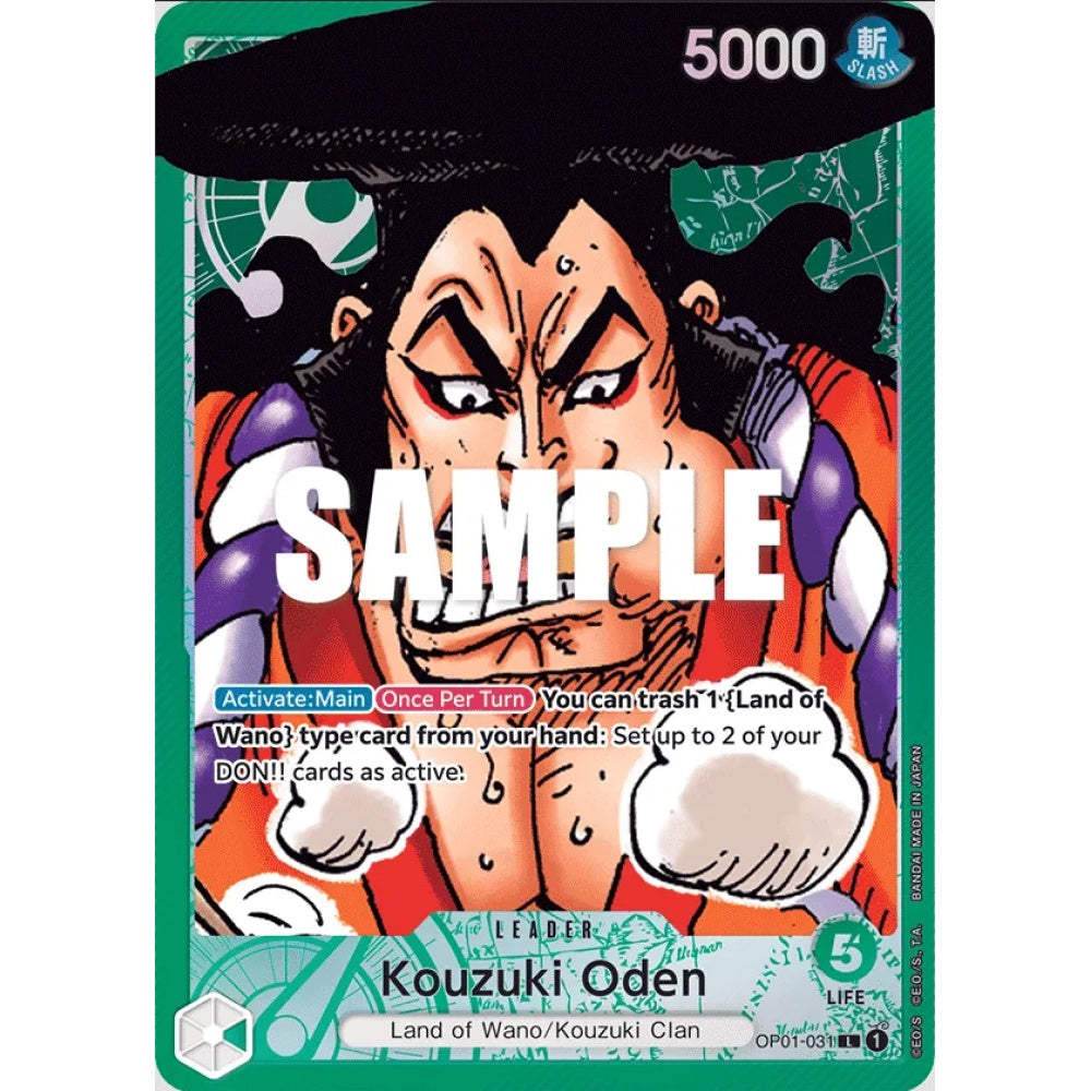 Kouzuki Oden, OP01-031, Alternate Art, One Piece, Romance Dawn