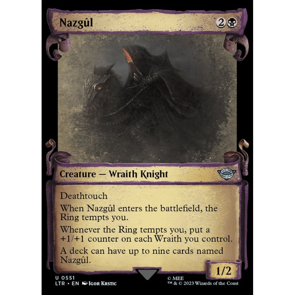 Nazgûl, uncommon, 551, Magic the Gathering, The Lord of the Rings: Tales of Middle-earth
