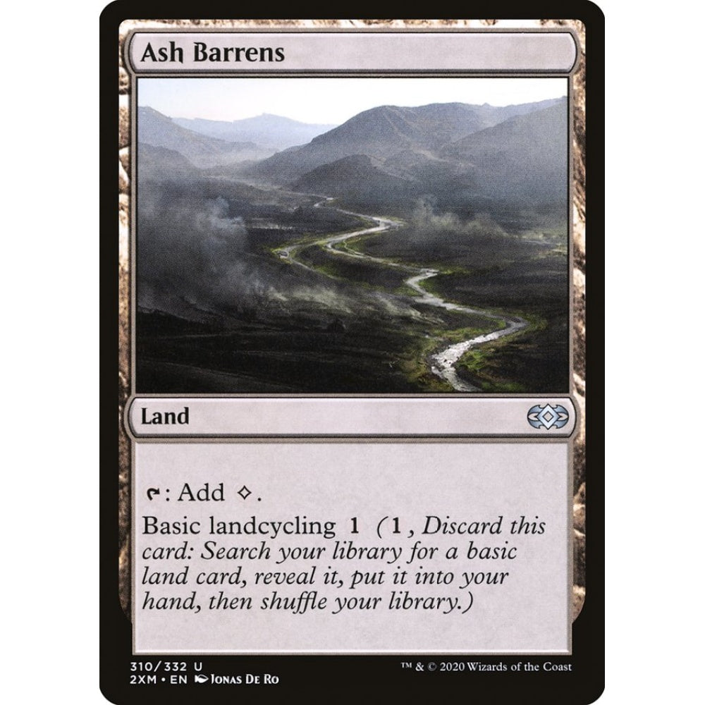 Ash Barrens uncommon 310 Magic the Gathering Double Masters