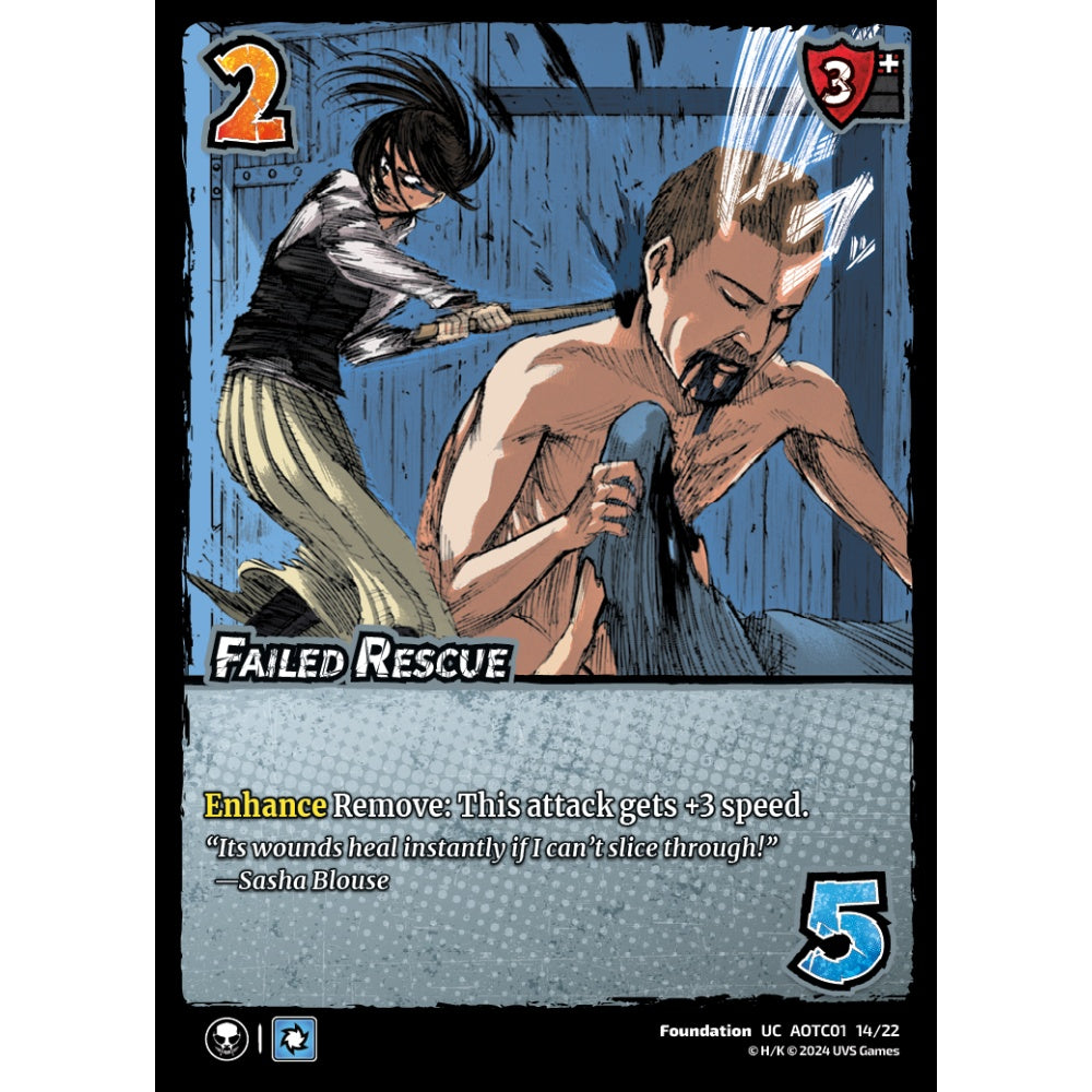 Failed Rescue, 14/22, UC, UniVersus, Attack on Titan: Battle for Humanity