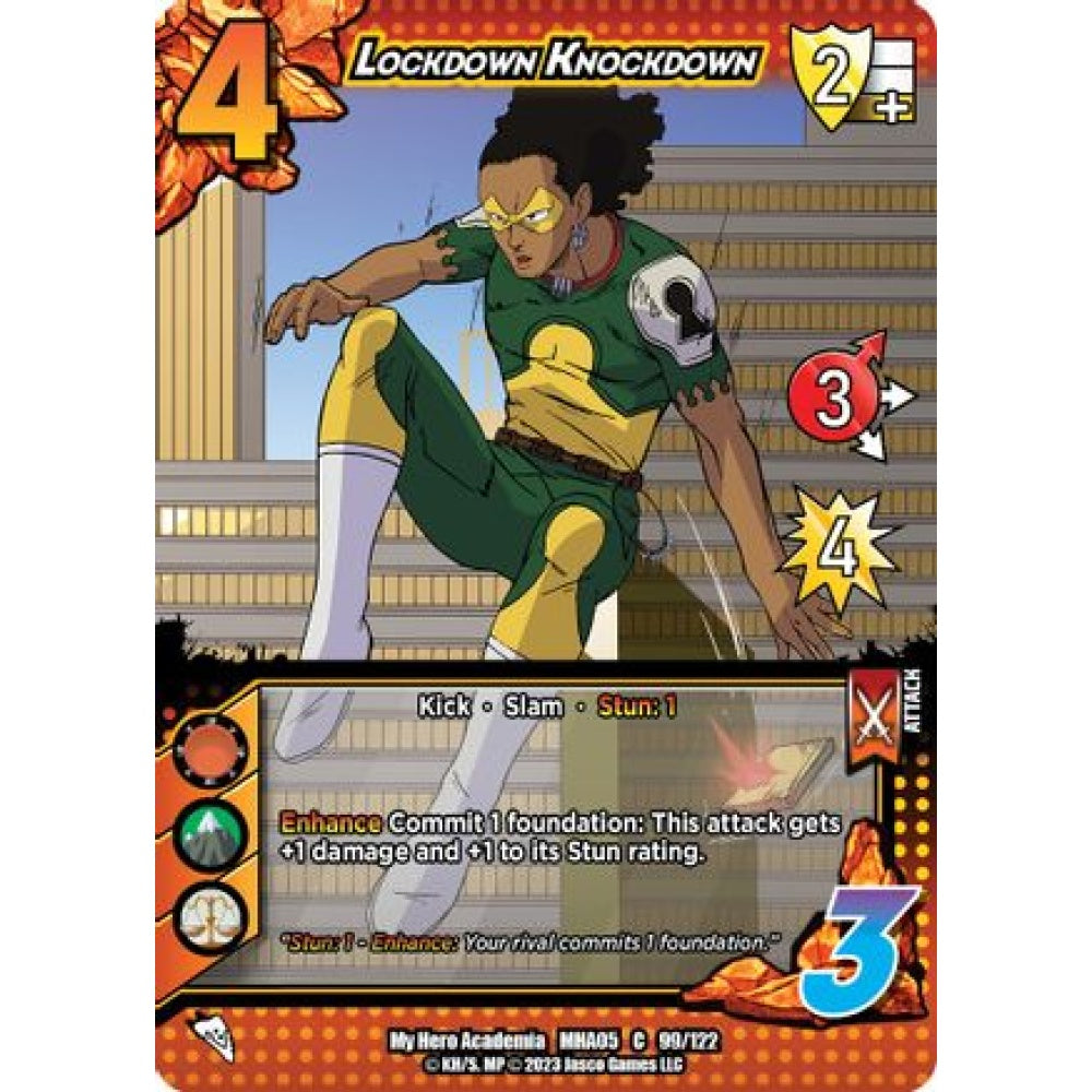 Lockdown Knockdown, 99/122, C, UniVersus, MHA05 Undaunted Raid