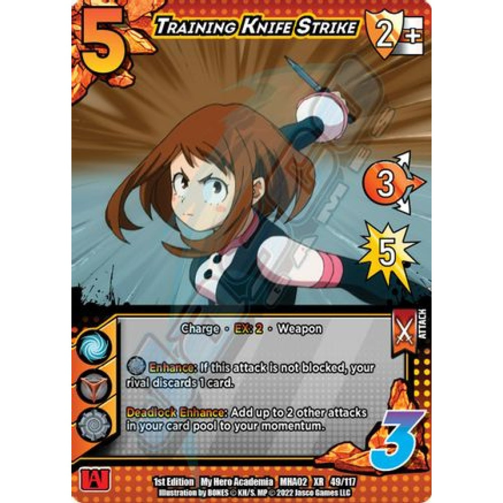 Training Knife Strike, 49/117, XR, UniVersus, MHA02 Crimson Rampage