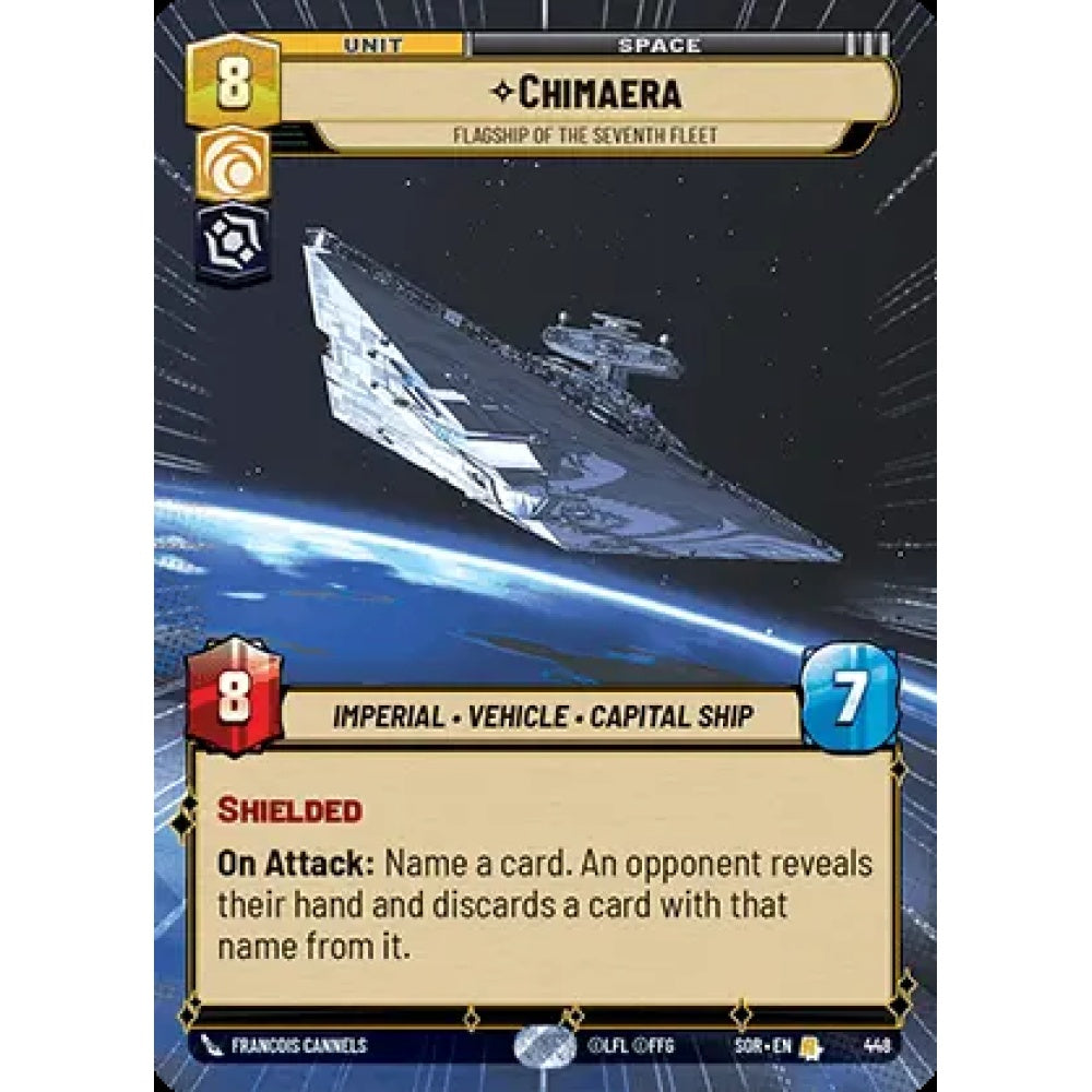 Chimaera, 448, R, Star Wars Unlimited, Sparks Of Rebellion