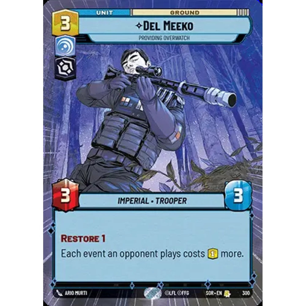 Del Meeko, 300, R, Star Wars Unlimited, Sparks Of Rebellion