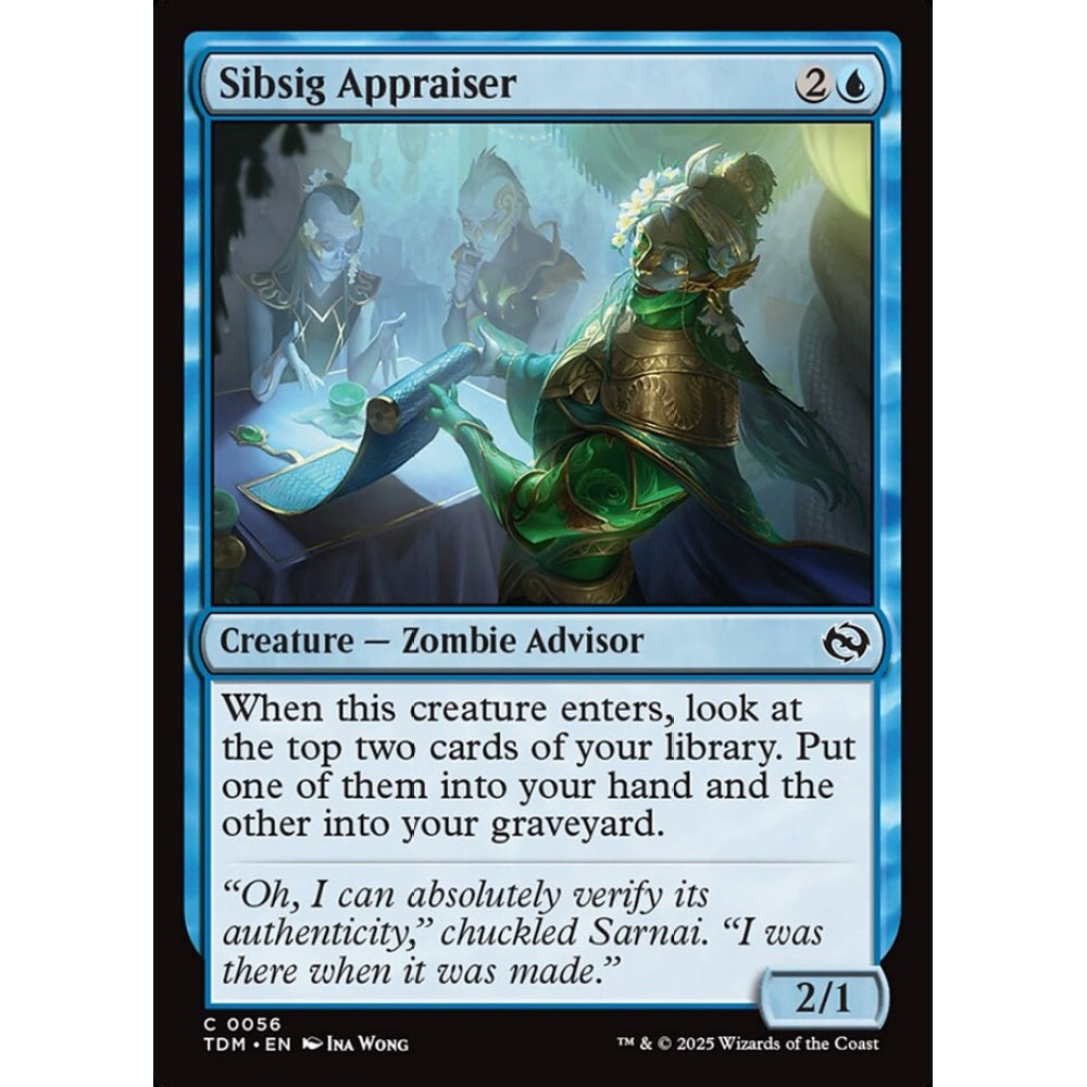 Sibsig Appraiser common 56 Magic the Gathering Tarkir: Dragonstorm