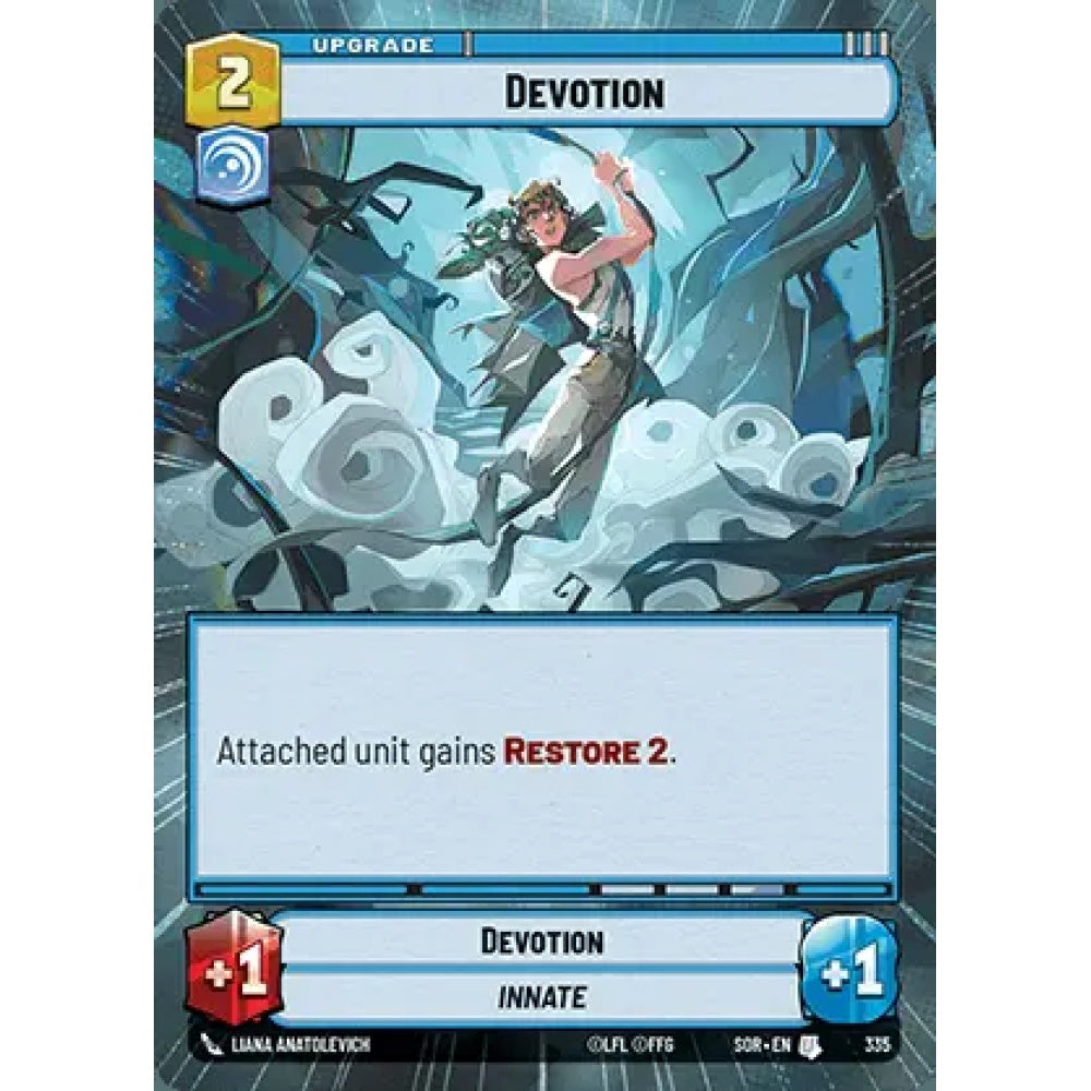 Devotion, 335, U, Star Wars Unlimited, Sparks Of Rebellion