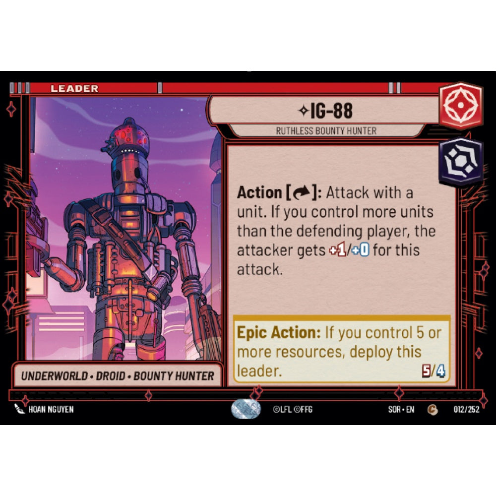 IG-88, 12, C, Star Wars Unlimited, Sparks Of Rebellion