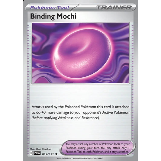 Binding Mochi Uncommon 095/131 Pokemon Card Game Prismatic Evolutions