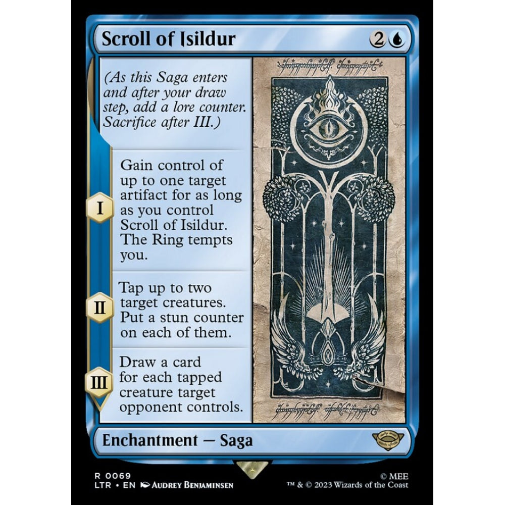 Scroll of Isildur, rare, 69, Magic the Gathering, The Lord of the Rings: Tales of Middle-earth