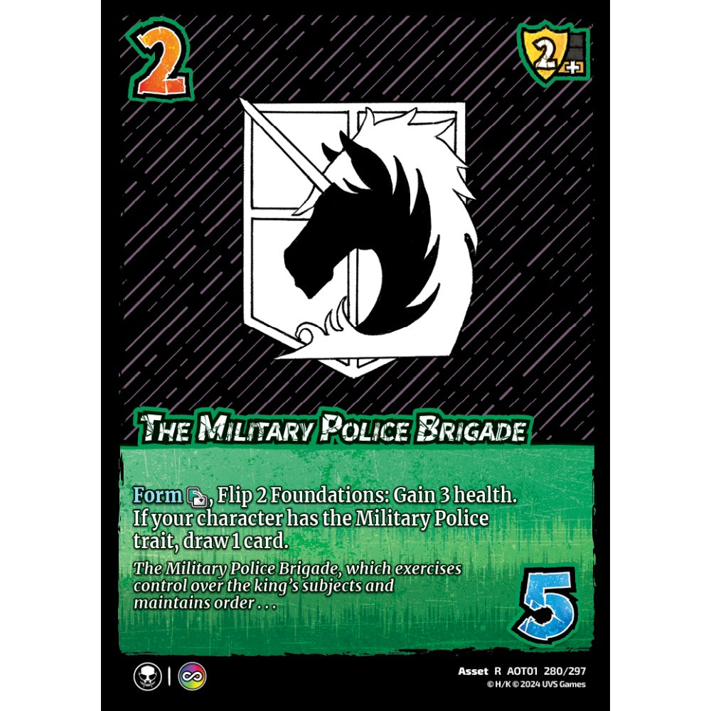 The Military Police Brigade, 280/297, R, UniVersus, Attack on Titan: Battle for Humanity