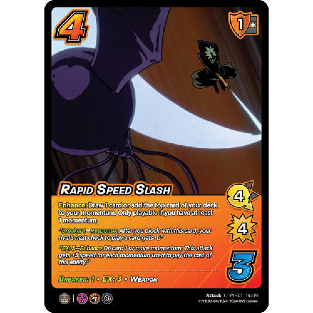 Rapid Speed Slash, 14/39, C, UniVersus, Yu Yu Hakusho: Dark Tournament
