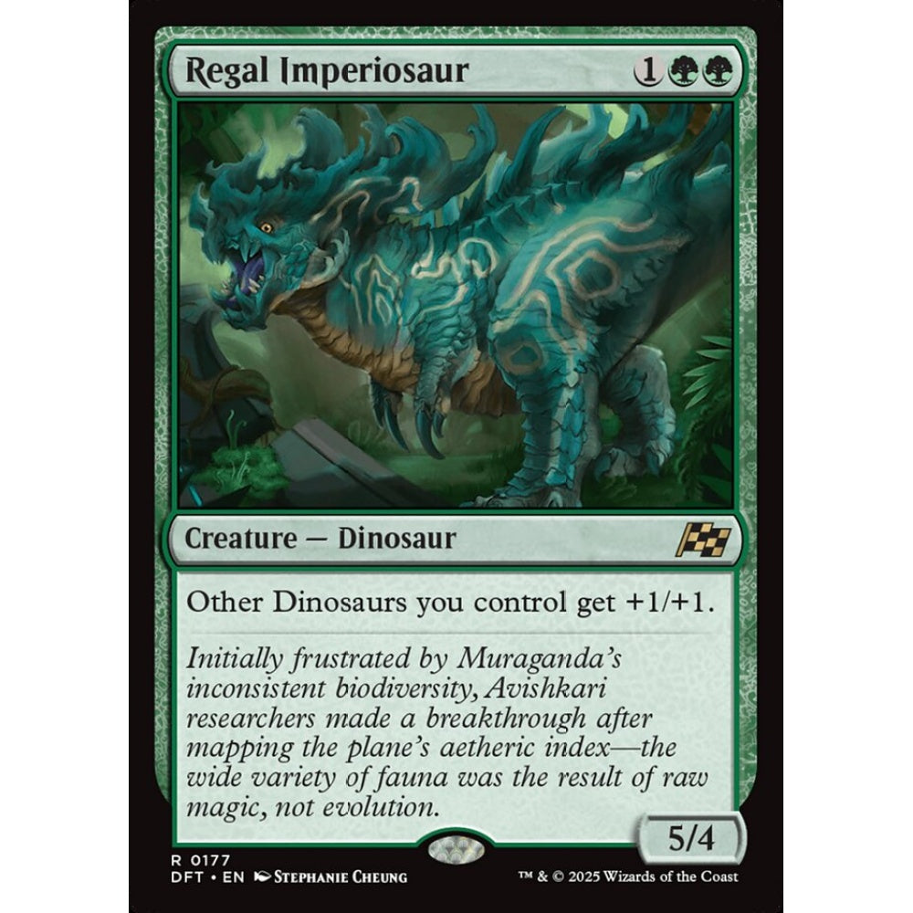 Regal Imperiosaur, 177, rare, Magic: The Gathering, Aetherdrift