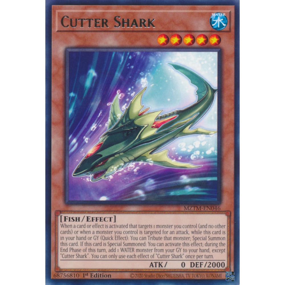 Cutter Shark MZTM-EN046 Rare Rare Yu-Gi-Oh Maze of the Master in Art