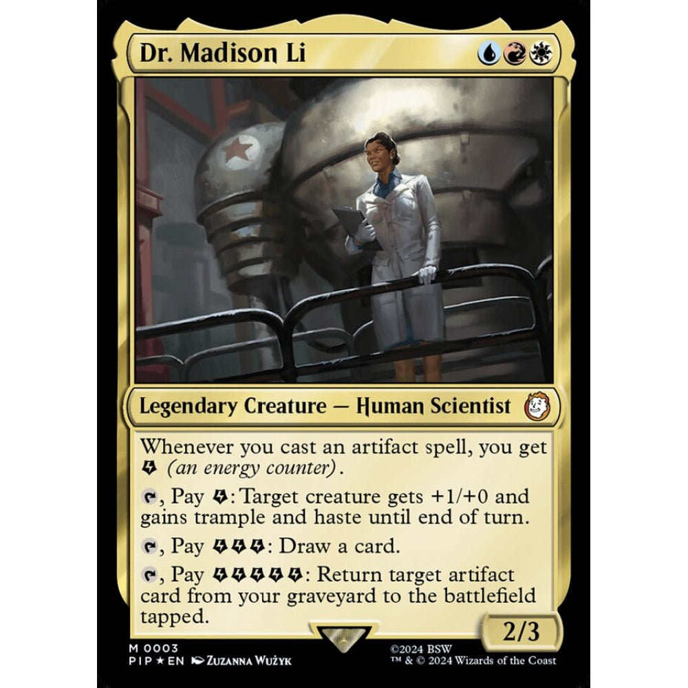 Dr. Madison Li mythic 3 Magic the Gathering Fallout