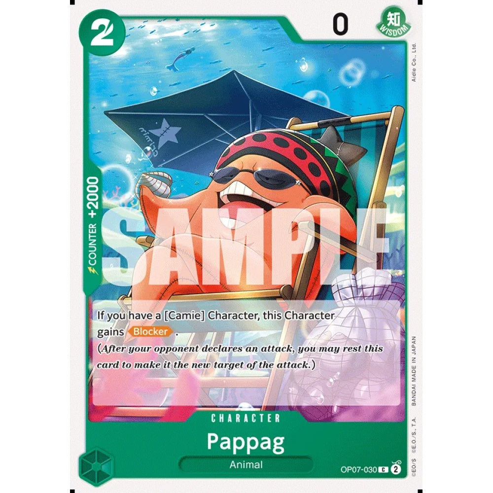Pappag, OP07-030, Common, One Piece, 500 Years in the Future