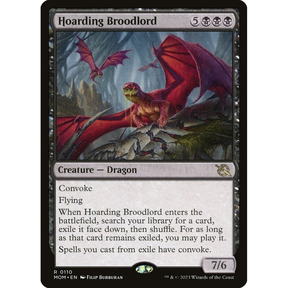 Hoarding Broodlord rare 110 Magic the Gathering March of the Machine