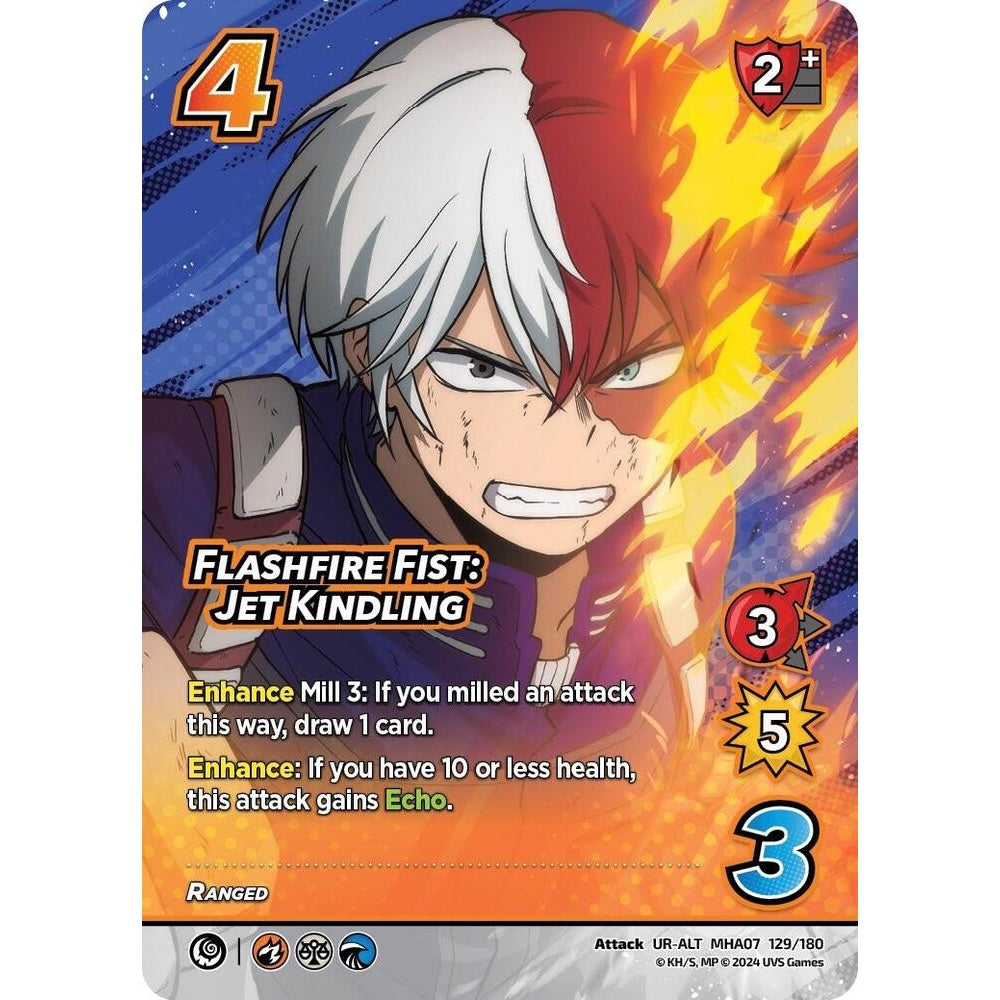 Flashfire Fist: Jet Kindling, 129/180, MHA07, Universus, Girl Power, nan