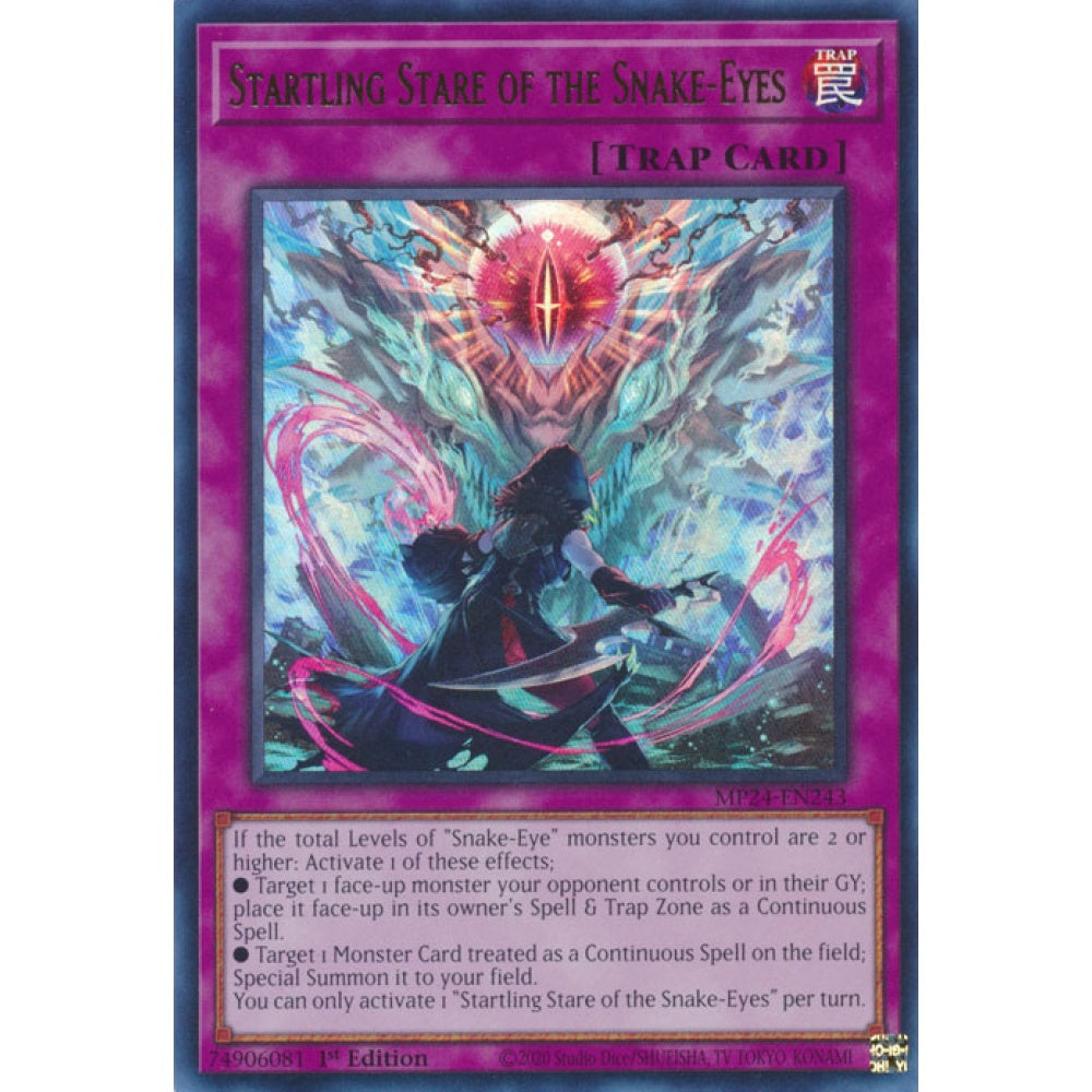 Startling Stare of the Snake-Eyes AGOV-EN075 Common Common Yu-Gi-Oh Age of Overlord in Art