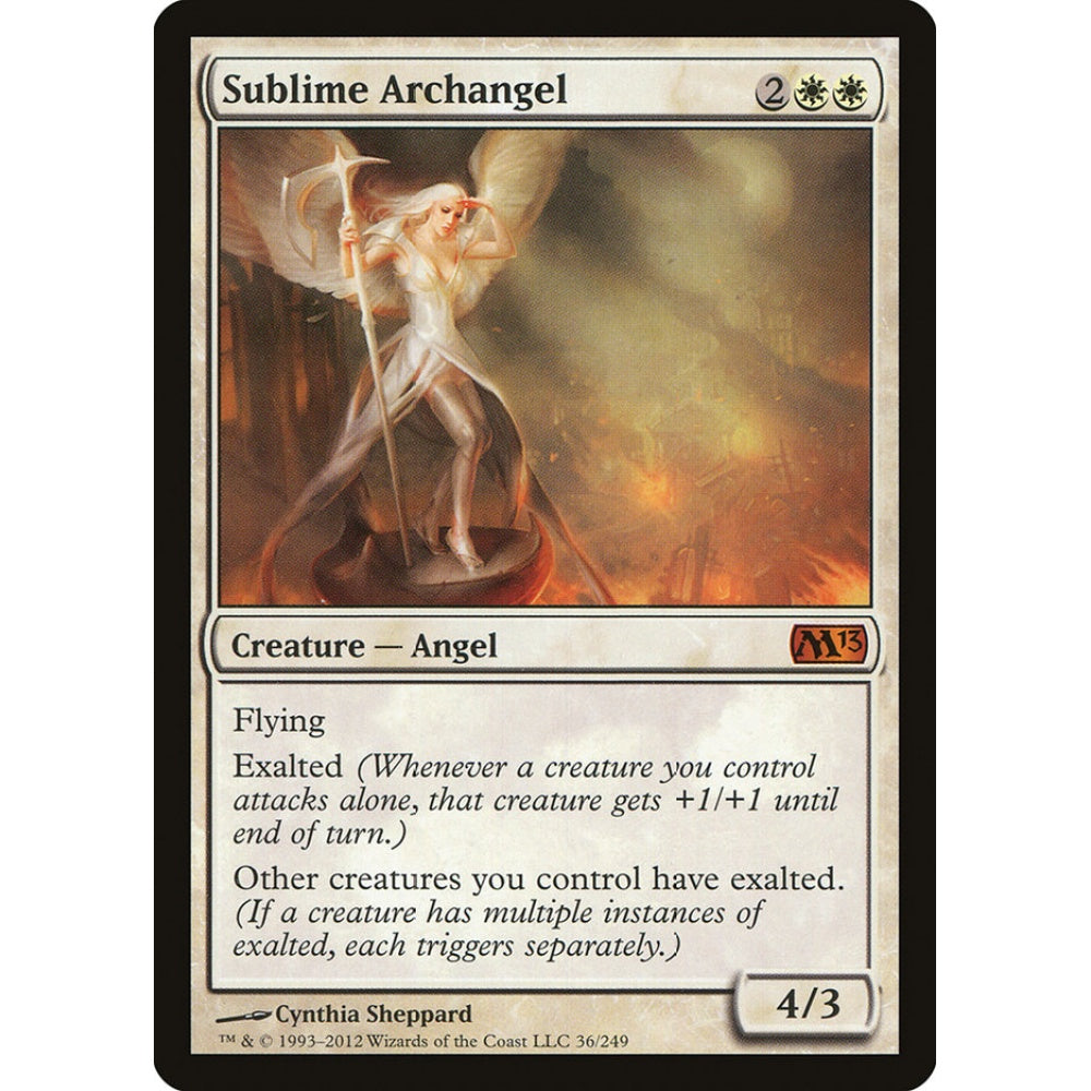 Sublime Archangel mythic 36 Magic the Gathering Magic 2013