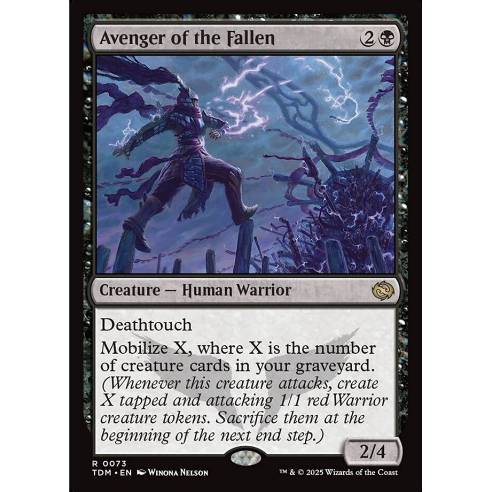 Avenger of the Fallen rare 73 Magic the Gathering Tarkir: Dragonstorm
