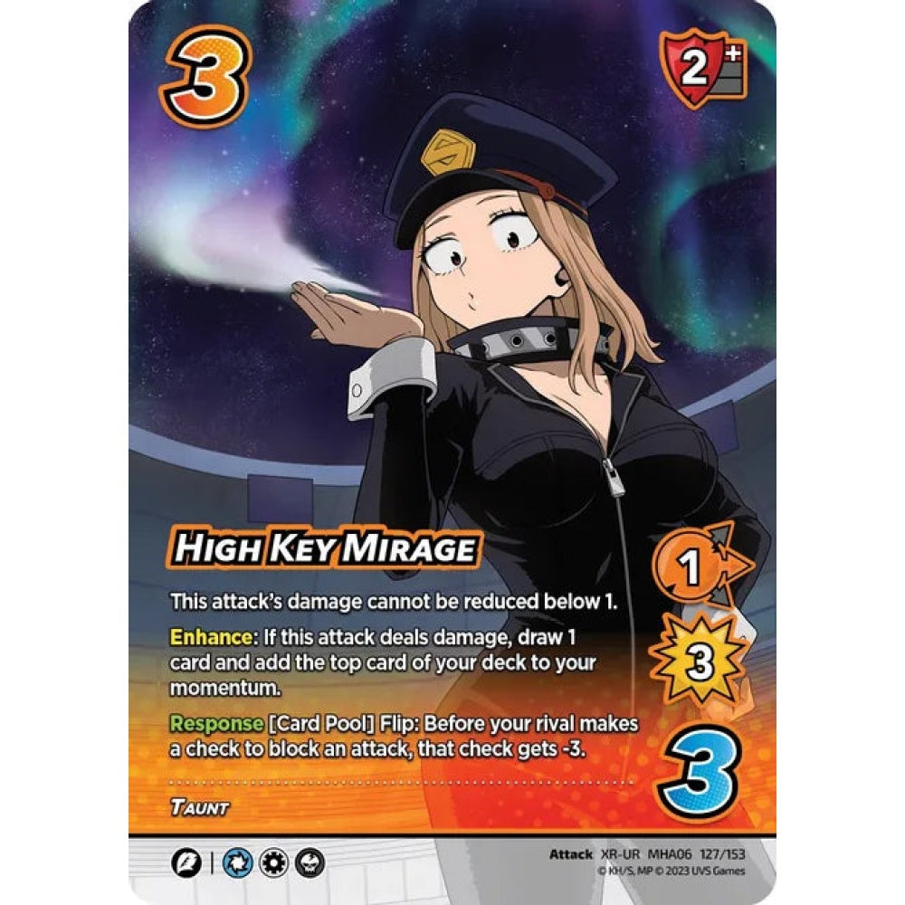 High Key Mirage, 127/153, XR-UR, UniVersus, MHA06 Jet Burn