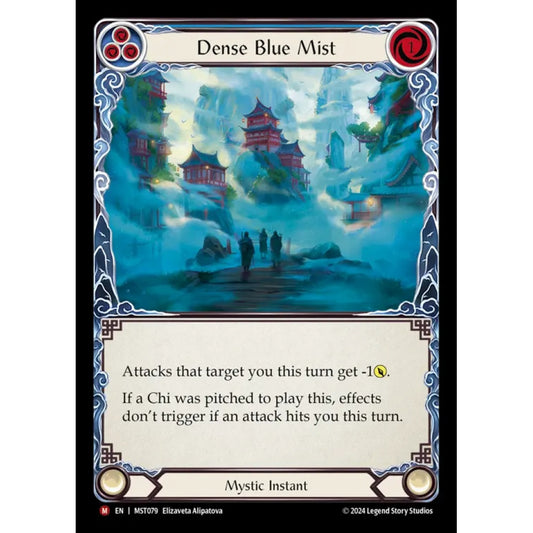 Dense Blue Mist MST079 Majestic Flesh & Blood Trading Card Game Part the Mistveil in Regular Art